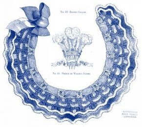 No. 63. ROUND COLLAR,
No. 64. PRINCE OF WALES'S PLUME.