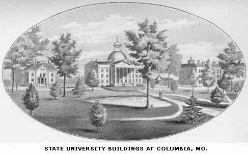 STATE UNIVERSITY BUILDINGS AT
COLUMBIA, MO.