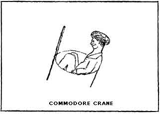 COMMODORE CRANE. From a drawing by
Eugene Field.