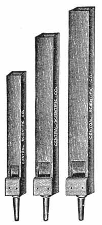 FIG. 188.&mdash;Open organ pipes of different pitch.