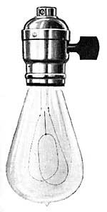 FIG. 207.&mdash;An incandescent electric bulb.