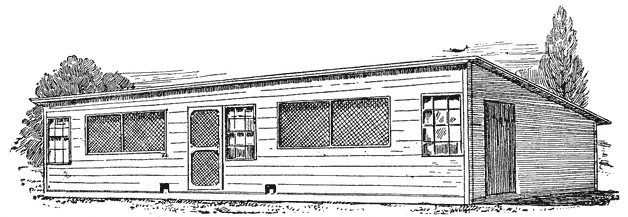 NEW JERSEY MULTIPLE UNIT HOUSE Two units combined to
house two hundred fowls