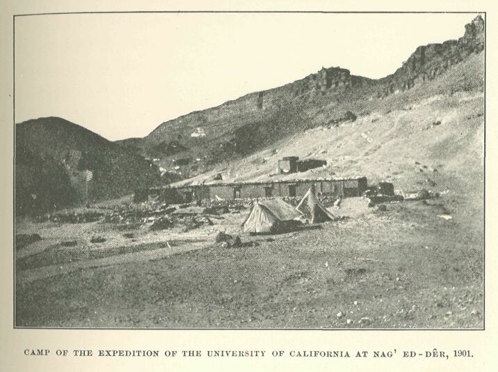 027.jpg Camp of the Expedition Of The University Of
California at Nag' Ed-d�r, 1901. 
