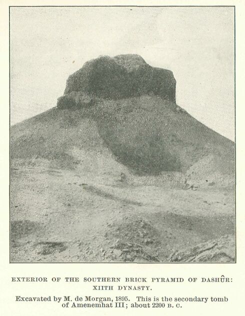 109.jpg Exterior of the Southern Brick Pyramid Of Dashur 
