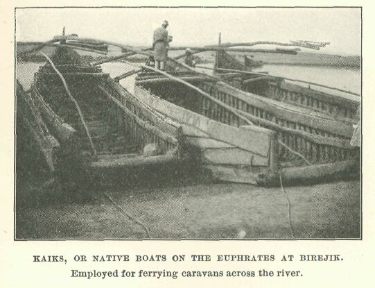 297.jpg Kaiks, Or Native Boats on the Euphrates At
Birejie. 
