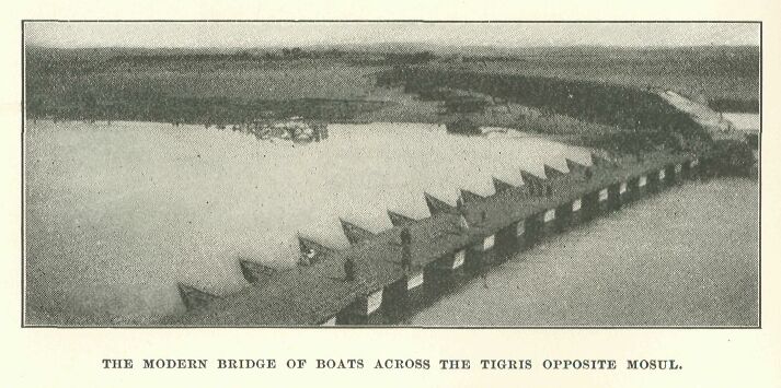 298.jpg the Modern Bridge of Boats Across The Tigris
Opposite Mosul. 
