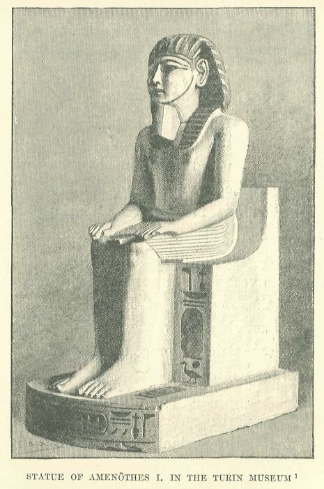144.jpg Statue of Amen�thes I. In the Turin Museum 