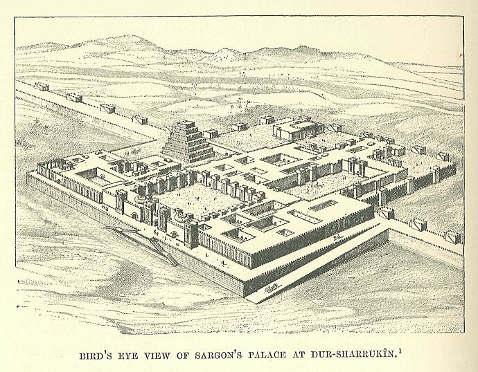 402.jpg Bird&rsquo;s Eye View of Sargon&rsquo;s Palace At Dur-sharruk�n 