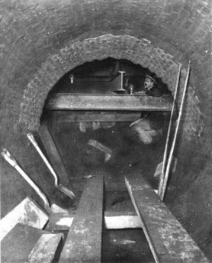 SPECIAL CONSTRUCTION OF 6-1/2-FOOT SEWER, UNDER CHATHAM
SQUARE