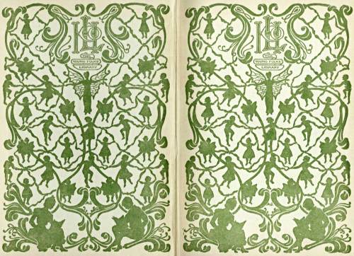Endpaper of book