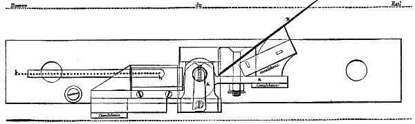 Fig. 5.&mdash;Pedal for Sending Warning to Railway Crossing&mdash;Elevation.