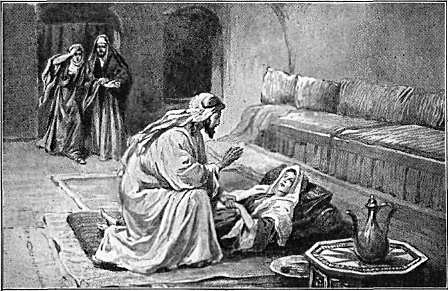RAISING JARIUS'S DAUGHTER

"In Him was life; and the life was the
light of men." John 1:4.