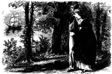 Who could tell what might befall her in the eventful
voyage she was bound on? Page 60