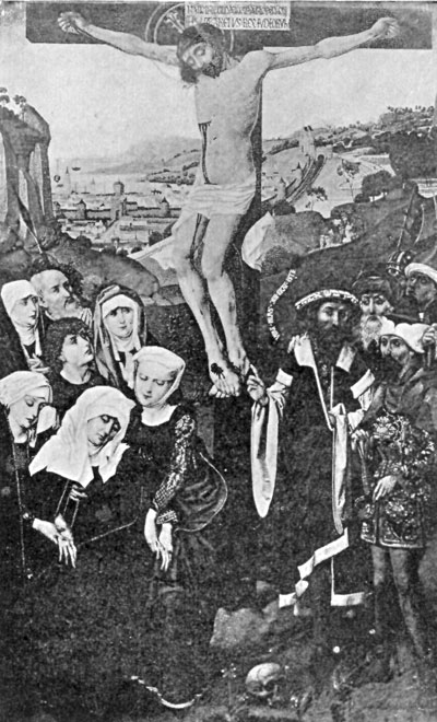 FIG. 88.&mdash;WOLGEMUT. CRUCIFIXION. MUNICH.