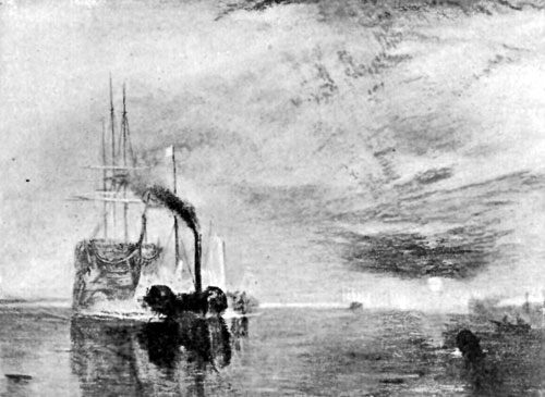 FIG. 98.&mdash;TURNER. FIGHTING T&Eacute;M&Eacute;RAIRE. NAT. GAL.
LONDON.