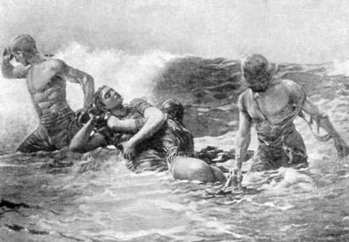 FIG. 107.&mdash;WINSLOW HOMER. UNDERTOW.