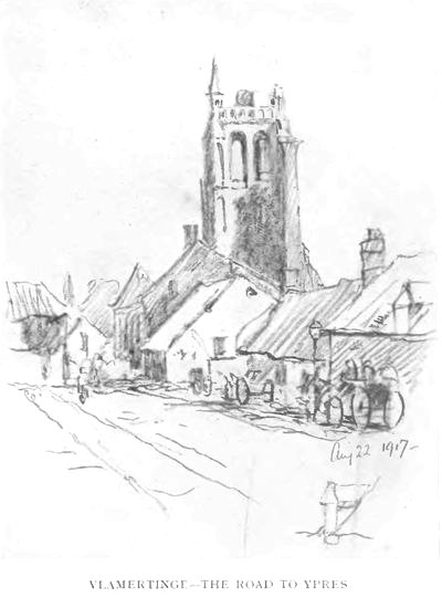 Vlamertinge&mdash;the Road To Ypres.