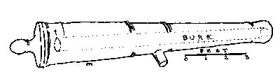 Figure 27&mdash;SPANISH 24-POUNDER CAST-IRON GUN (1693).