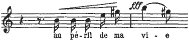 au p�ril de ma vie