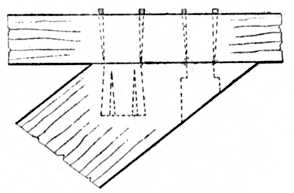 Fig. 174.&mdash;Inserted Tenons.