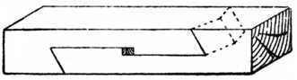Fig. 216.&mdash;Scarf Joint with Vee'd ends.