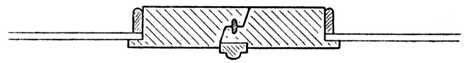 Fig. 265.&mdash;Rebated Joint with Tongue Slip.
