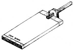 Fig. 273.&mdash;&mdash;Method of Marking with Cutting Gauge.
