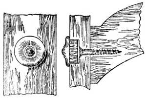 Fig. 358.&mdash;Patera Covers to Hide Screws.