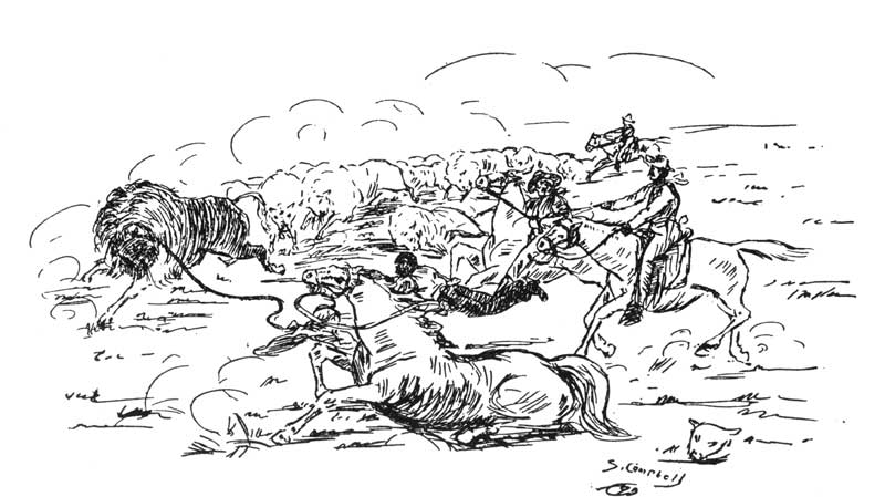 I Lose My Lariat and Saddle&mdash;I Hit the Hardest Spot in
that Part of Texas