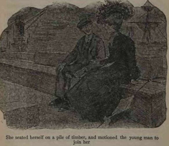 She Seated Herself on a Pile of Timber 190
