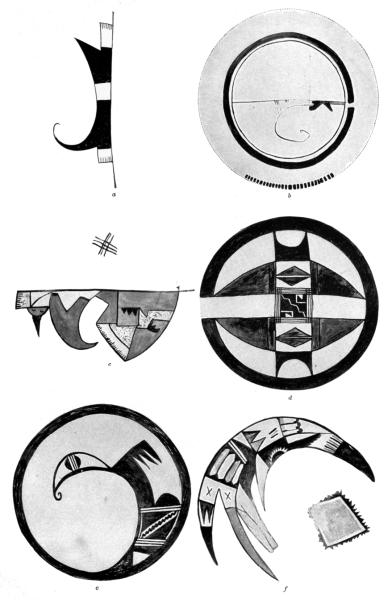 PL. CLVII&mdash;
FIGURES OF BIRDS AND FEATHERS FROM SIKYATKI