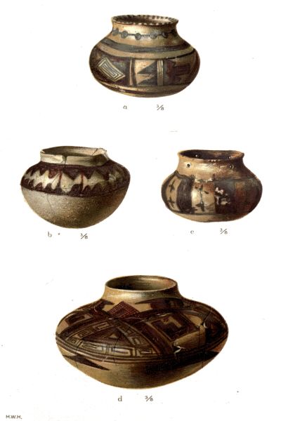 PL. CXXVII&mdash;
UNUSUAL FORMS OF VASES FROM SIKYATKI