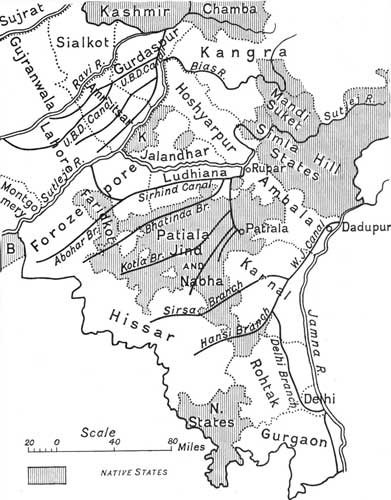 Fig. 45. Map&mdash;Older Canals.