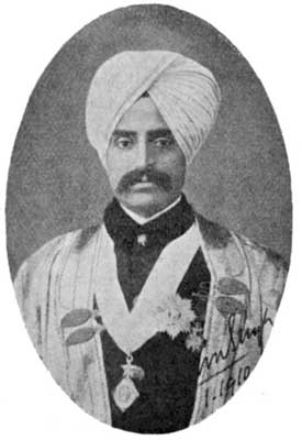 Fig. 124. R&aacute;ja Sir Bhure Singh, K.C.S.I., C.I.E.