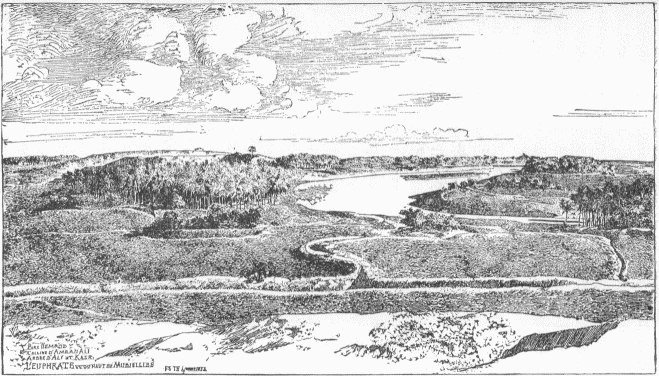 3.&mdash;VIEW OF EUPHRATES NEAR THE RUINS OF BABYLON.
(Babelon.)