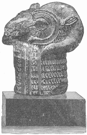 30.&mdash;RAM'S HEAD IN ALABASTER. (British Museum.)