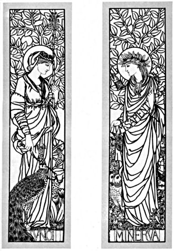 Two panels, each featuring one of the named figures