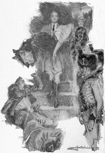The sight of Alec and his fair burden brought a cheer
from the crowd
Frontispiece