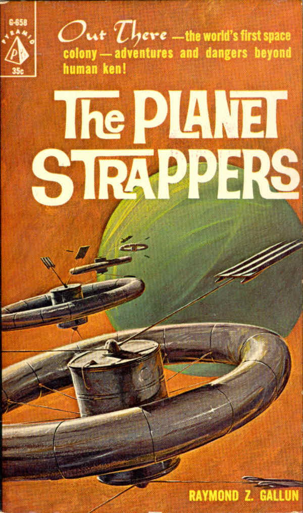 front cover with blurb 'Out There—the world's first space colony—adventures and dangers beyond human ken!' front cover with blurb 'Out There—the world's first space colony—adventures and dangers beyond human ken!'
