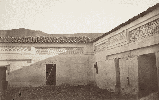 Maison du Cur&eacute;, &agrave; Mitla, interieur.