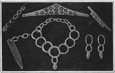 Fig. 43&mdash;The finished jewelry.
