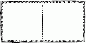 Fig. 117&mdash;Scrap-book opened and stitched through the middle.