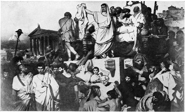 ANTONY'S ORATION OVER C&AElig;SAR.
