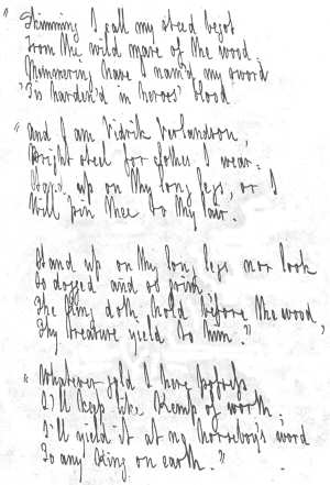 Manuscript of Vidrik Verlandson&mdash;1854