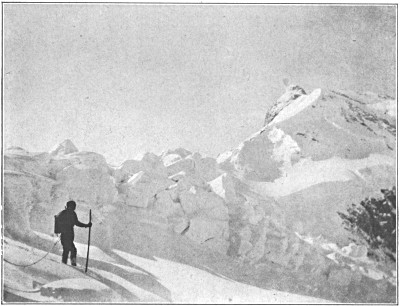 The Northeast Ridge shattered by the
earthquake in July, 1912.