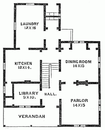 Fig. 43.&mdash;First Floor.