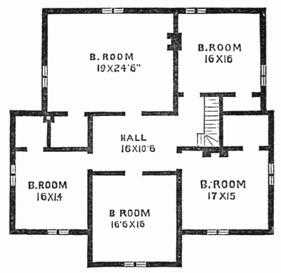 Fig. 73.&mdash;Third Floor.