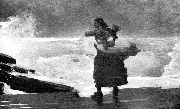 Fig. 9. The Gale. Homer. Courtesy of Worcester Art
Museum, Massachusetts