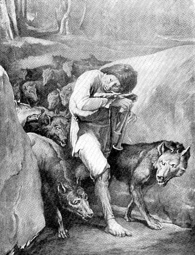 Fig. 24. The Wolf Charmer. La Farge. Courtesy of the City Art Museum,
St. Louis