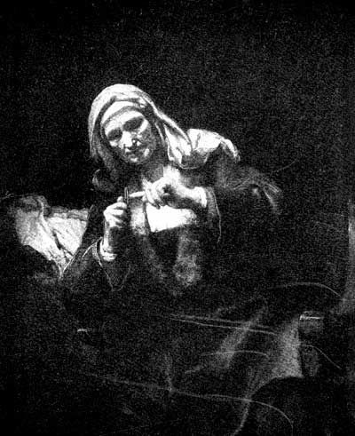 Fig. 25. The Old Woman Cutting Her Nails. Rembrandt.
Courtesy of the Metropolitan Museum of Art, New York City